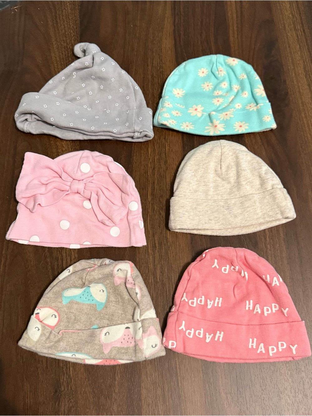Baby girl hat bundle